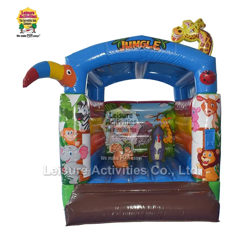 Mini Inflatable Bouncy Castle truncatis With Roof shows the Shift Toward Theme Play