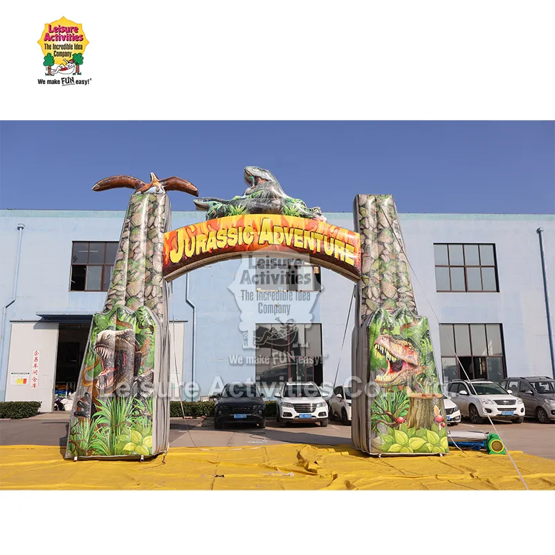 Inflatable Jurassic Adventure Arch
