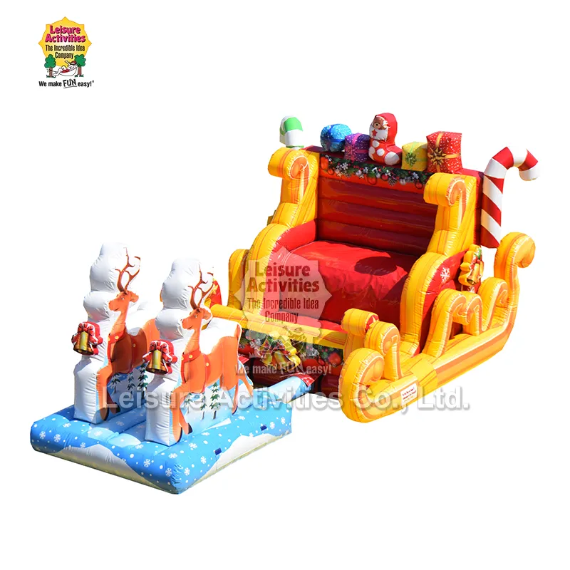 Inflatable Santa Sleigh Selfie cum Reindeer