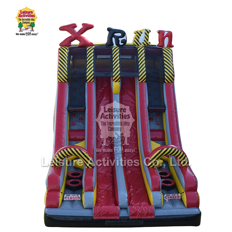 Inflatable Xtreme Fun Curre Duplex Lane Slide