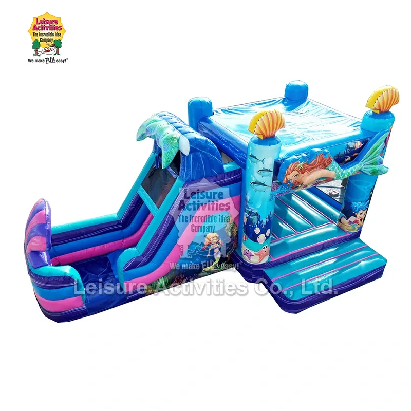 Super inflatable Multiplay syreni Bouncy Castles